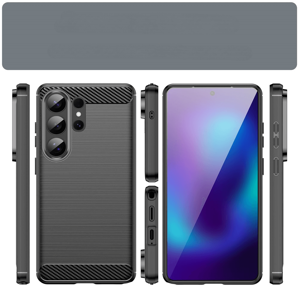 Galaxy S26 Ultra - Cover in look metallo carbonio