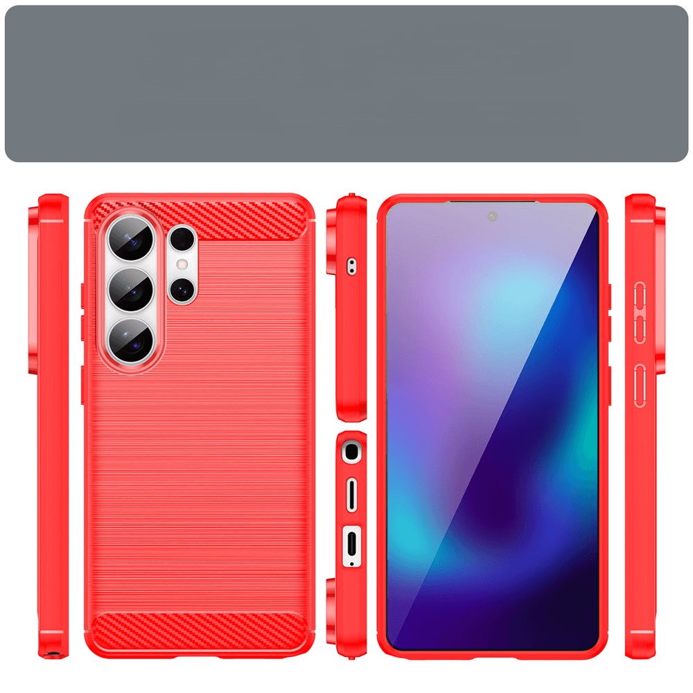 Galaxy S26 Ultra - Cover in look metallo carbonio