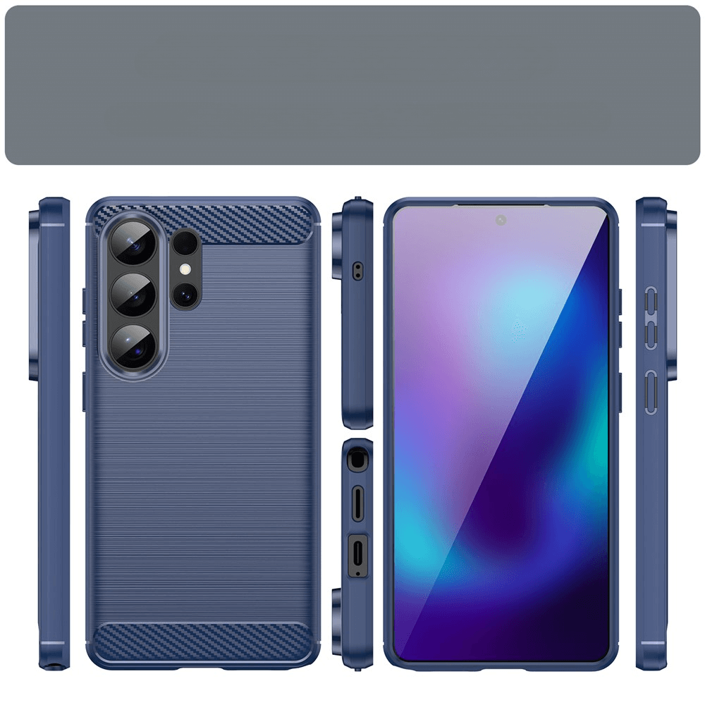 Galaxy S26 Ultra - Cover in look metallo carbonio