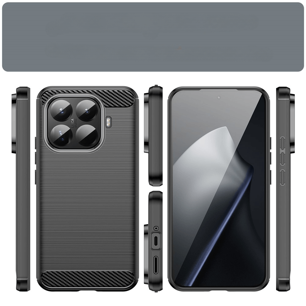 Xiaomi 15T Pro - Coque look métal carbone