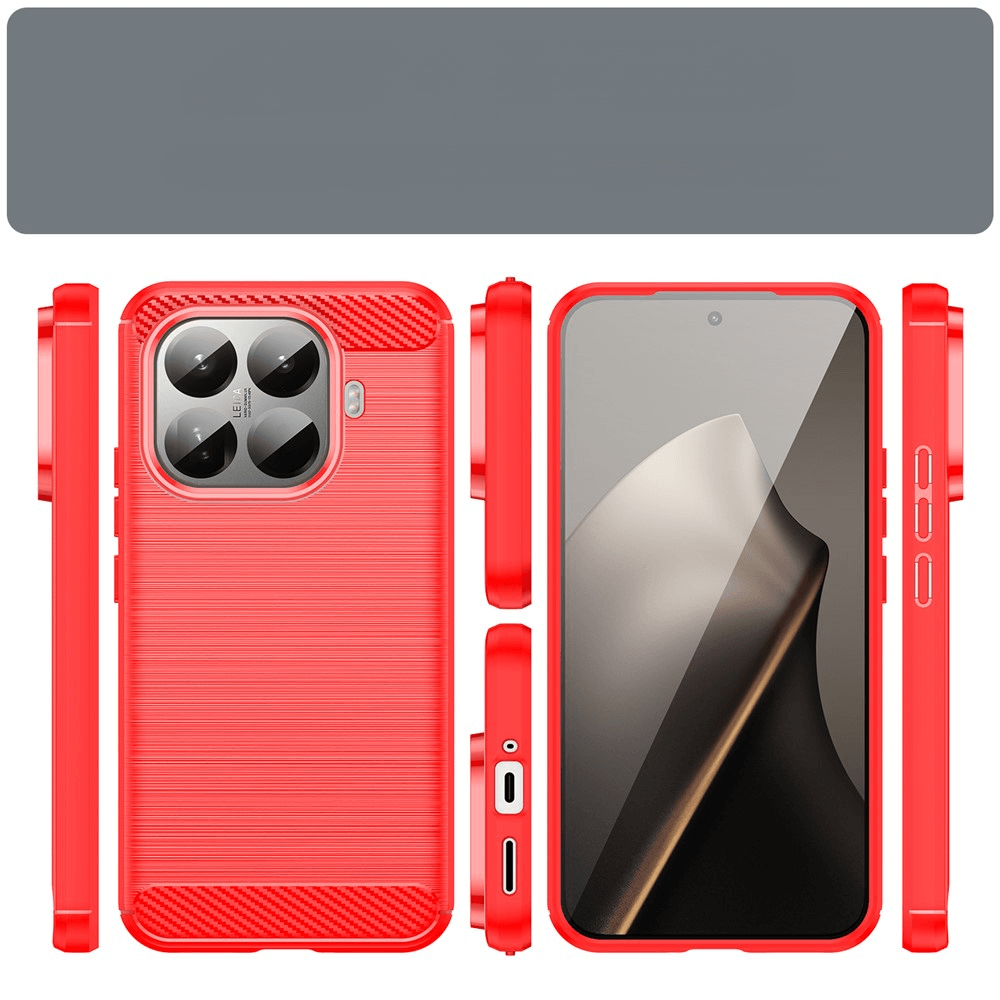 Xiaomi 15T Pro - Coque look métal carbone