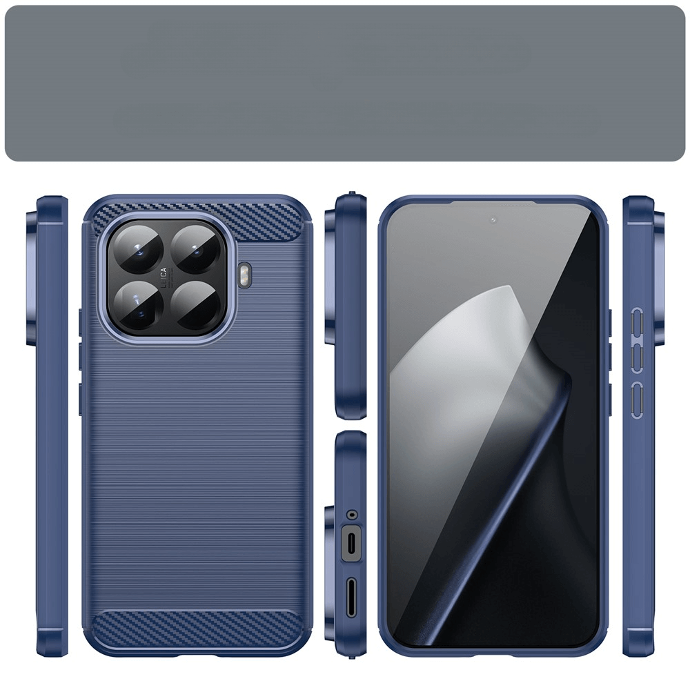 Xiaomi 15T Pro - Coque look métal carbone