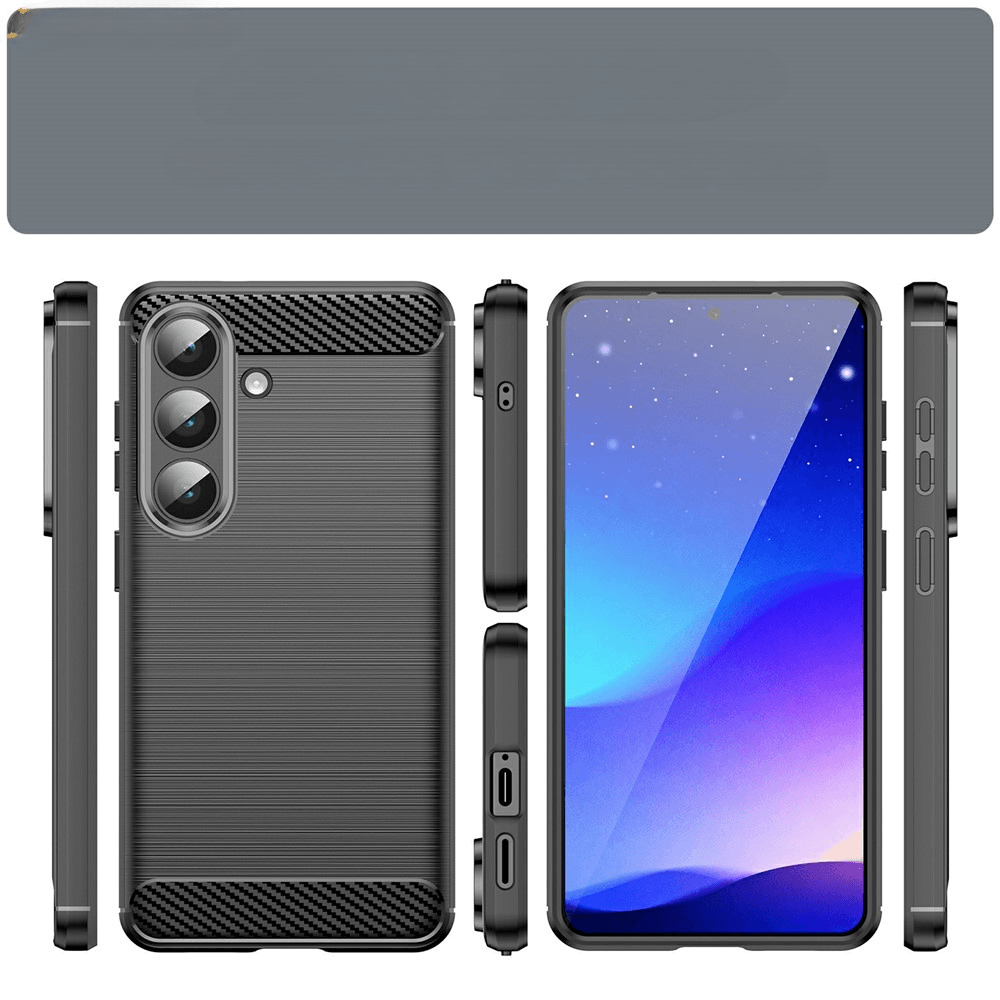 Galaxy S26 - Cover in look metallo carbonio