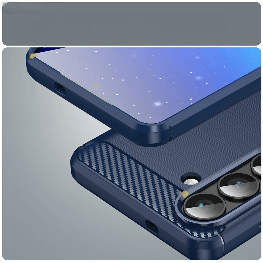 Galaxy S26 - Cover in look metallo carbonio