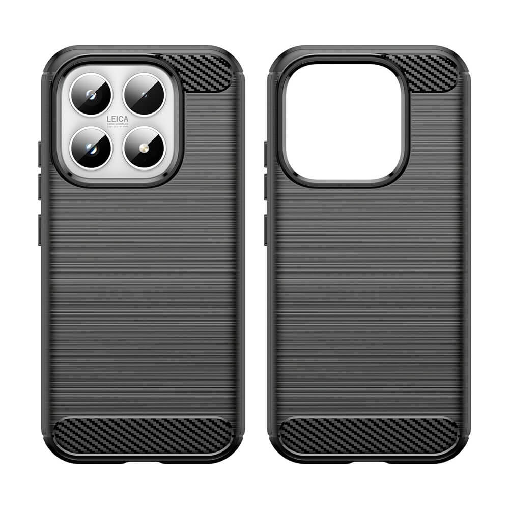 Xiaomi 17 - Cover in look metallo carbonio