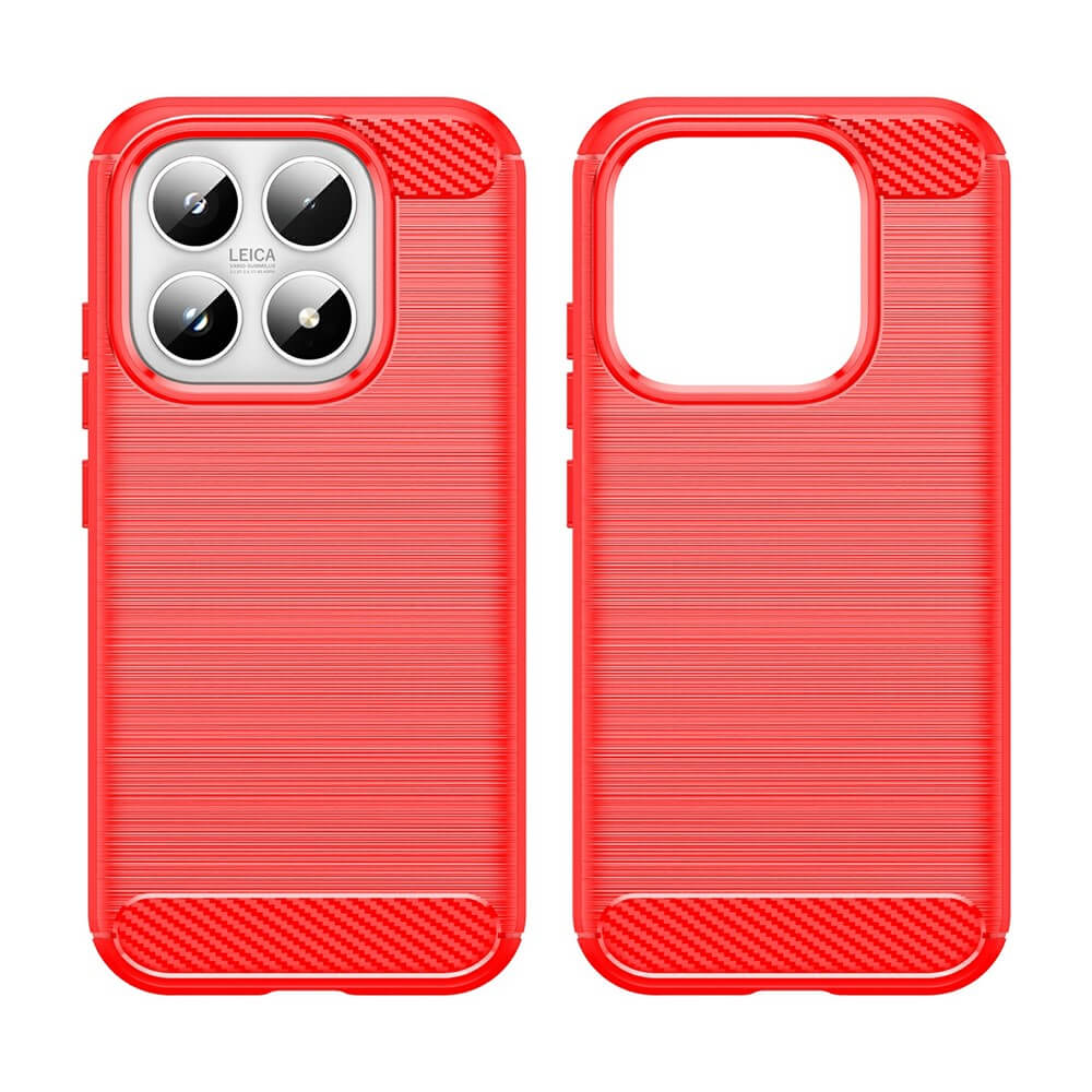 Xiaomi 17 - Cover in look metallo carbonio