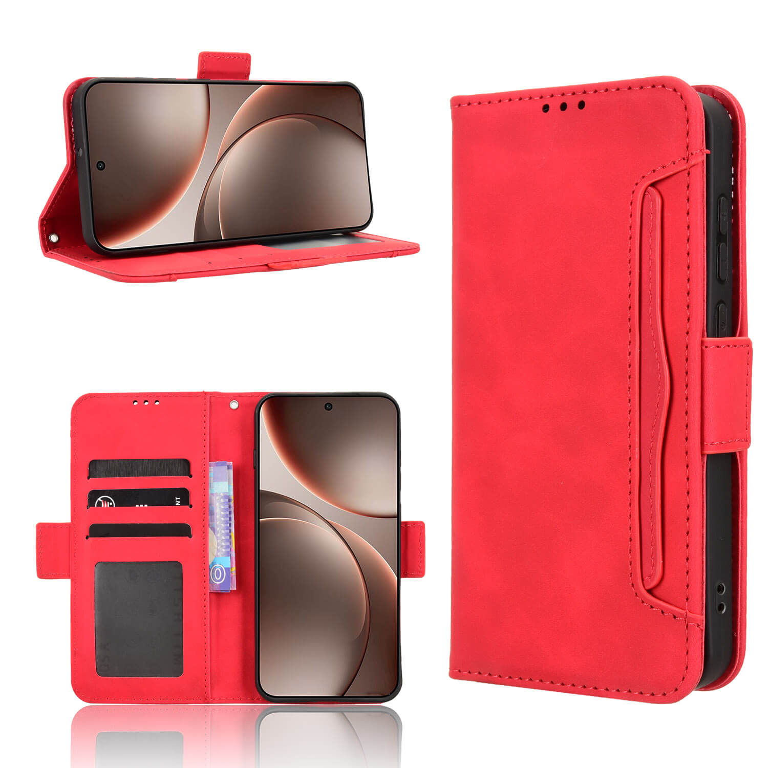 OPPO Find X9 - Coque multiples supports pour cartes