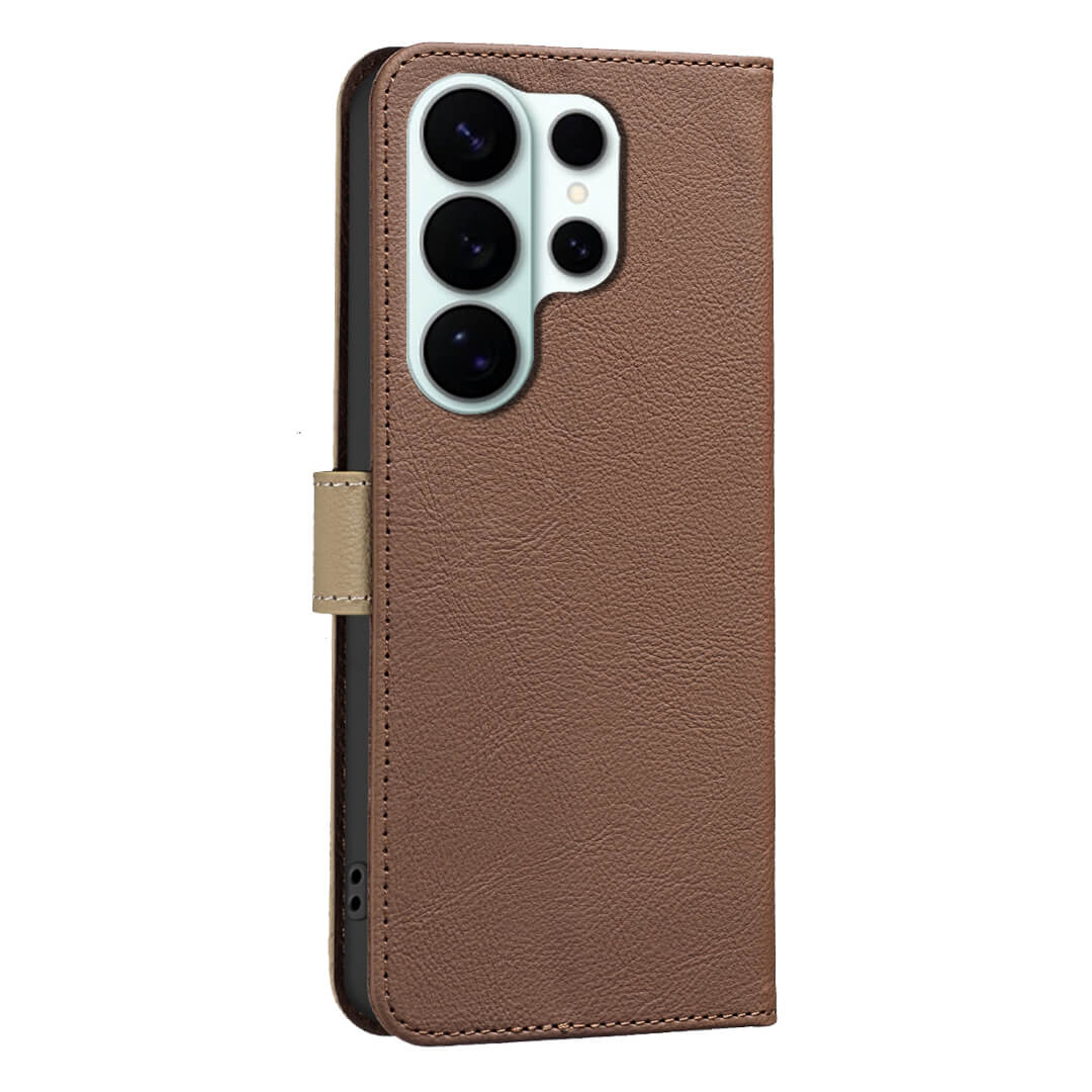 Galaxy S26 Ultra - Custodia in pelle BINFEN Floral