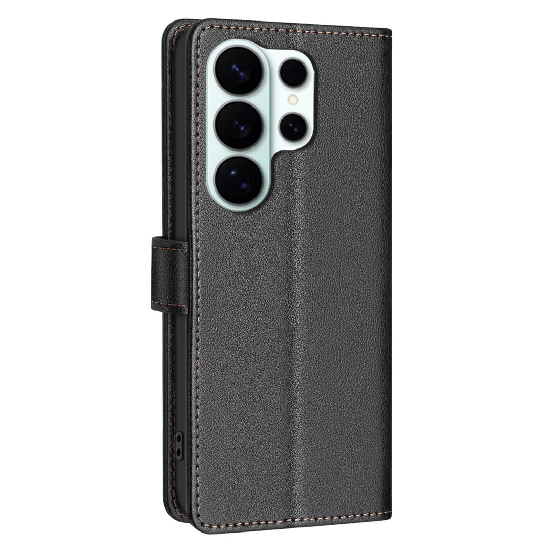 Galaxy S26 Ultra - Custodia in pelle BINFEN con blocco RFID