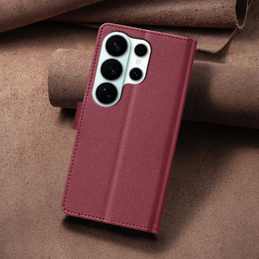 Galaxy S26 Ultra - Custodia in pelle BINFEN con blocco RFID