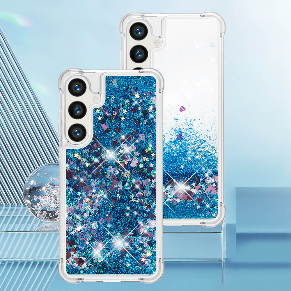 Galaxy S26 - Custodia glitterata con cordino