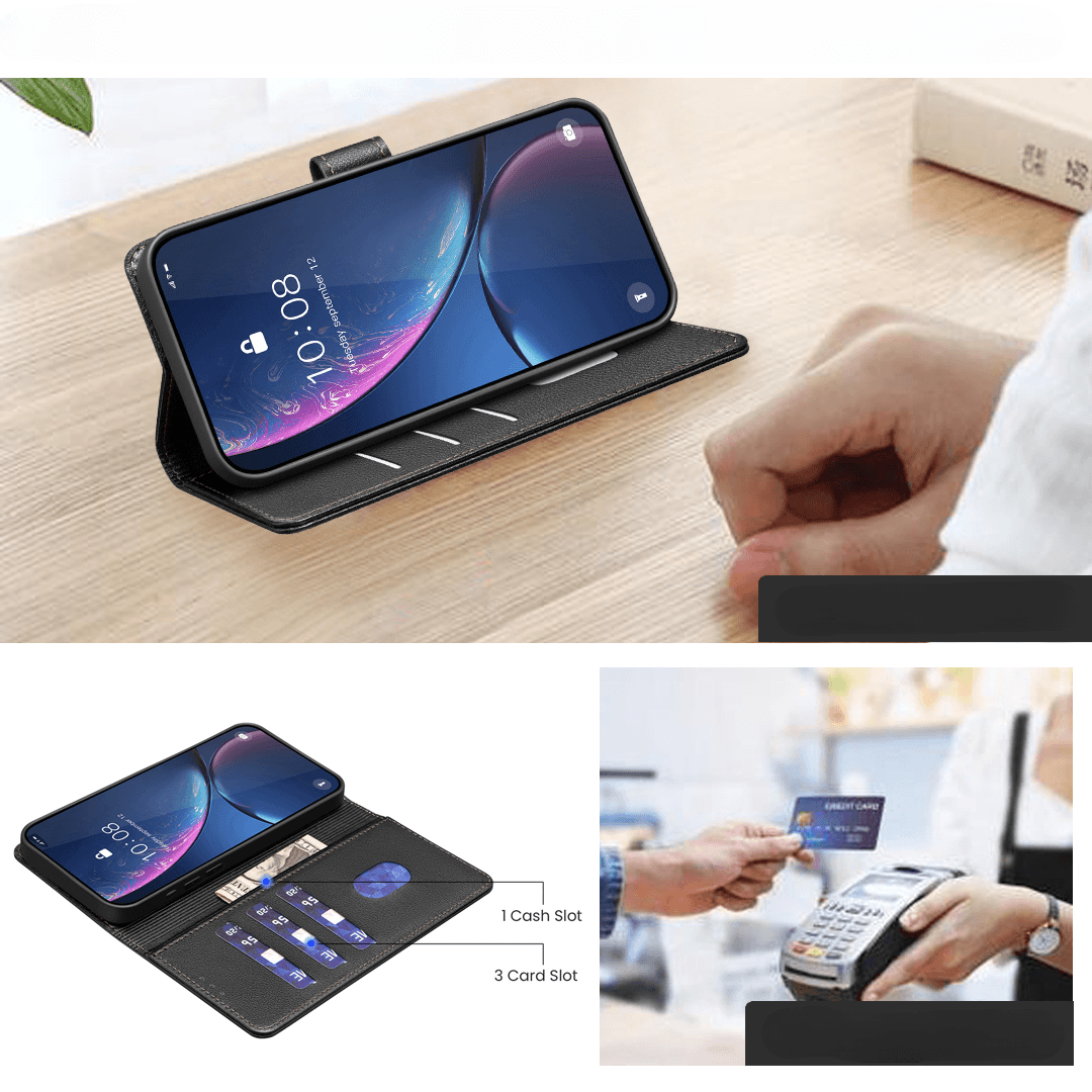 Xiaomi Redmi Note 15 Pro+ / Poco M8 Pro - Custodia in pelle BINFEN con blocco RFID