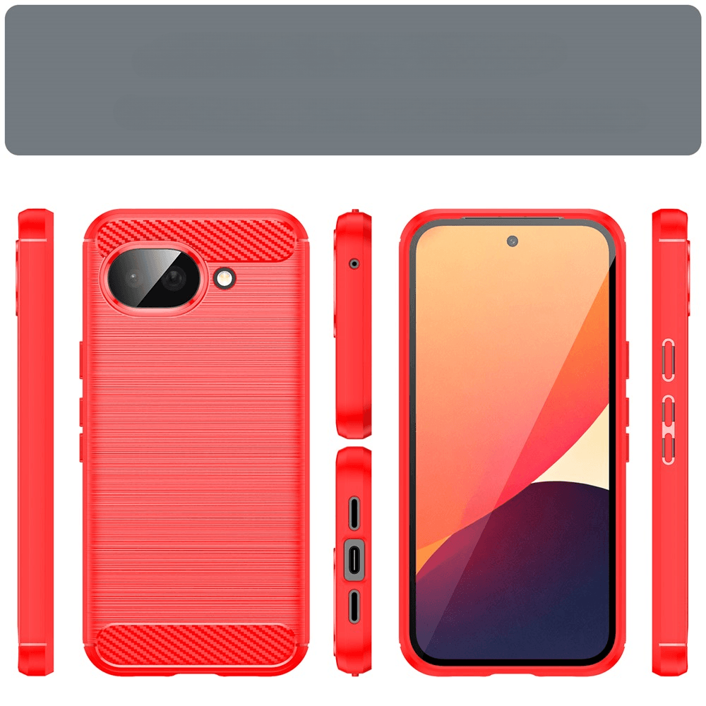 Google Pixel 10a - Metall Carbon Look Hülle