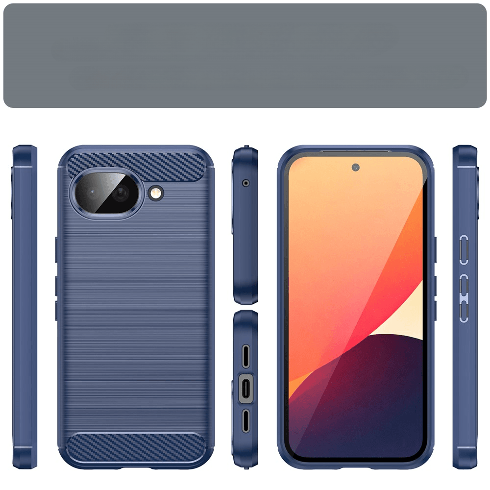 Google Pixel 10a - Metall Carbon Look Hülle