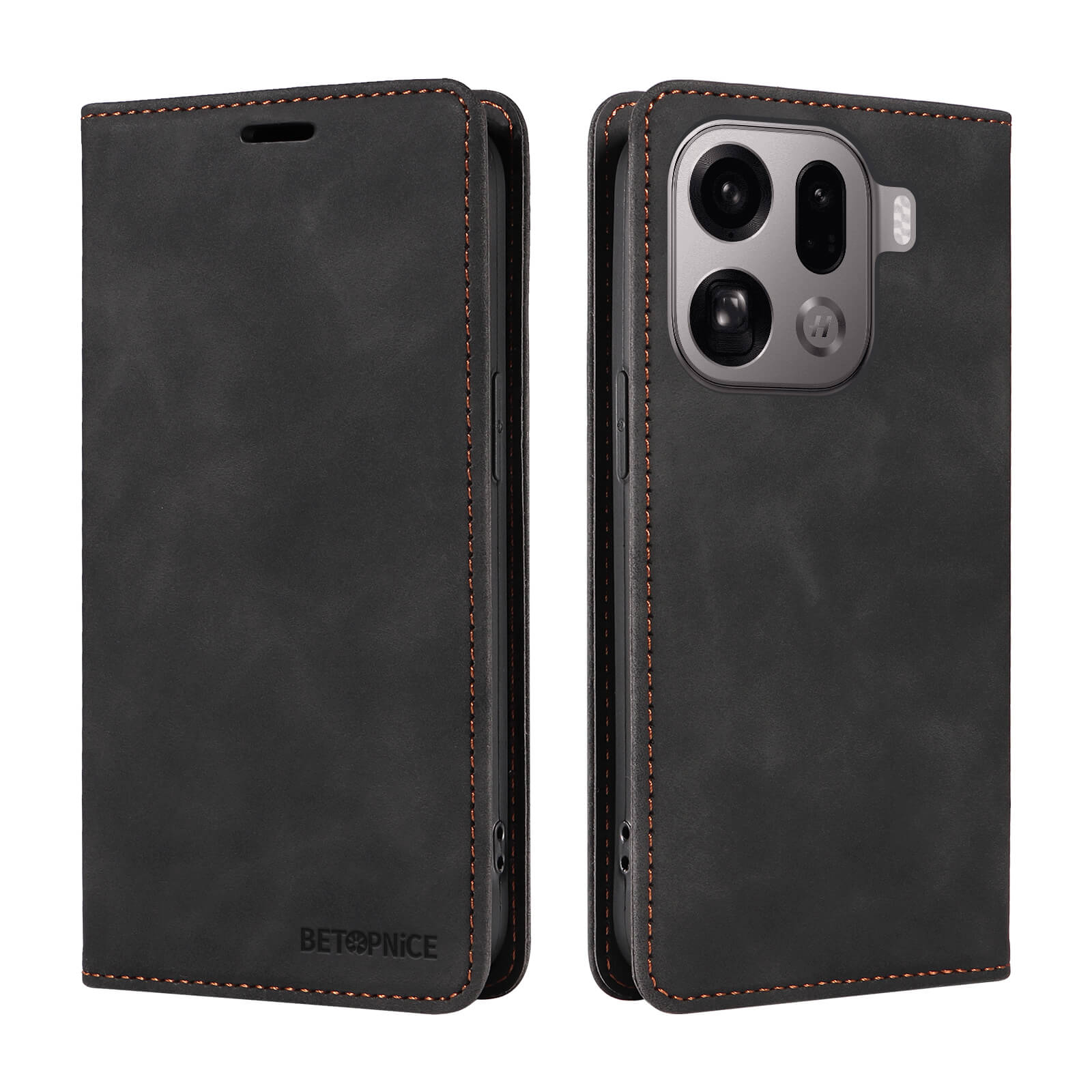 OPPO Find X9 Pro - Custodia Flip Vintage