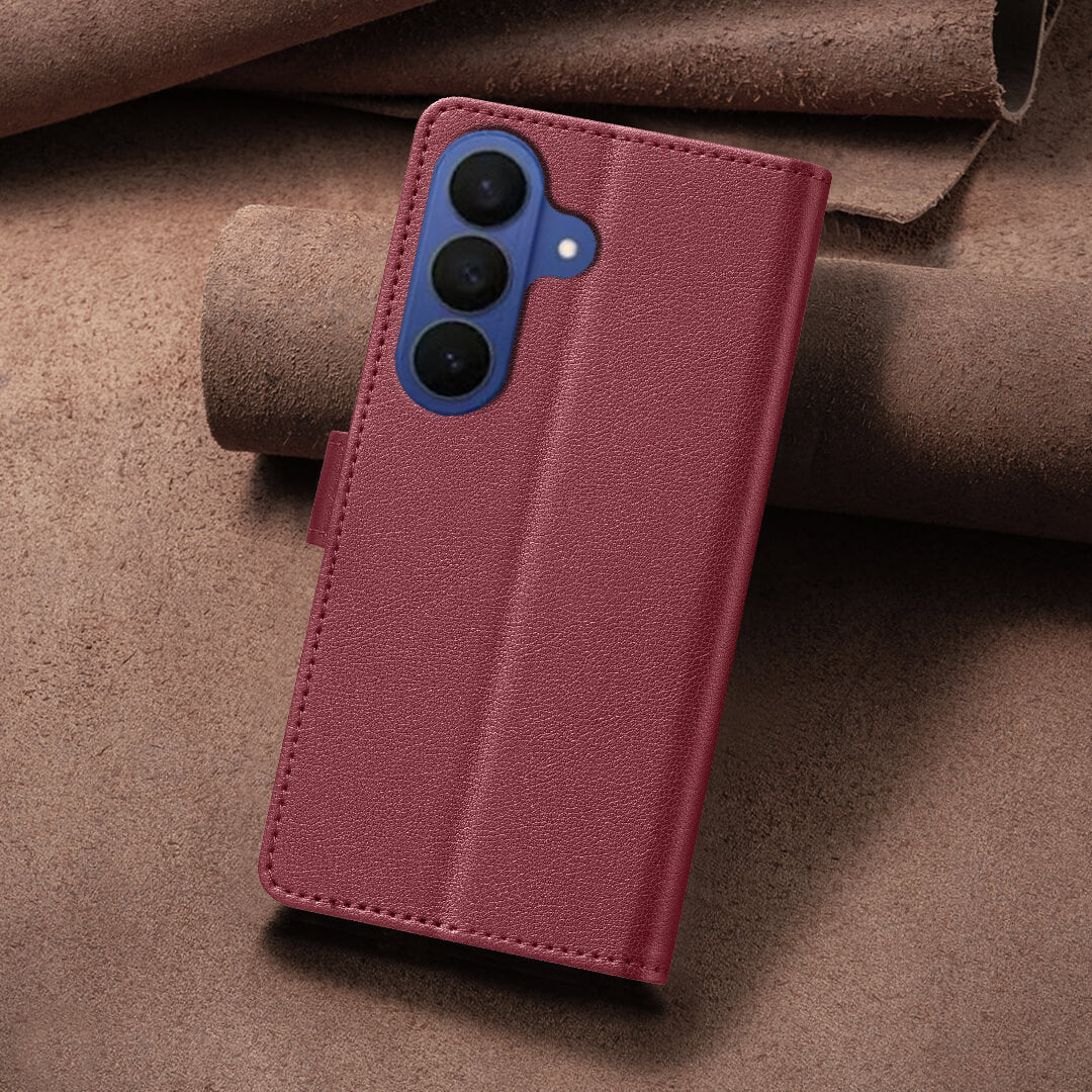 Galaxy S26+ Plus - Custodia in pelle BINFEN con blocco RFID