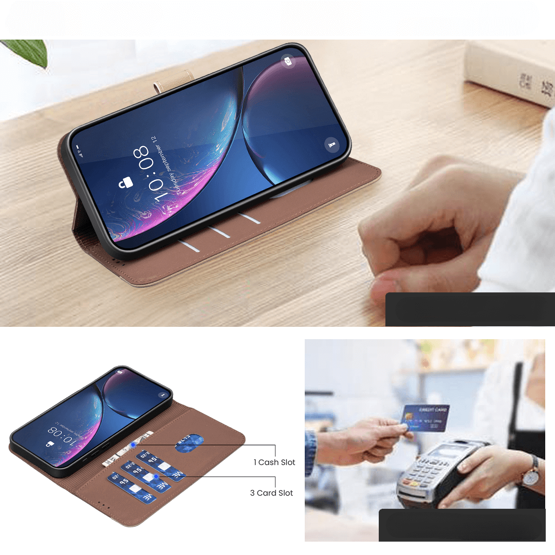 Galaxy A57 - Custodia in pelle BINFEN Floral