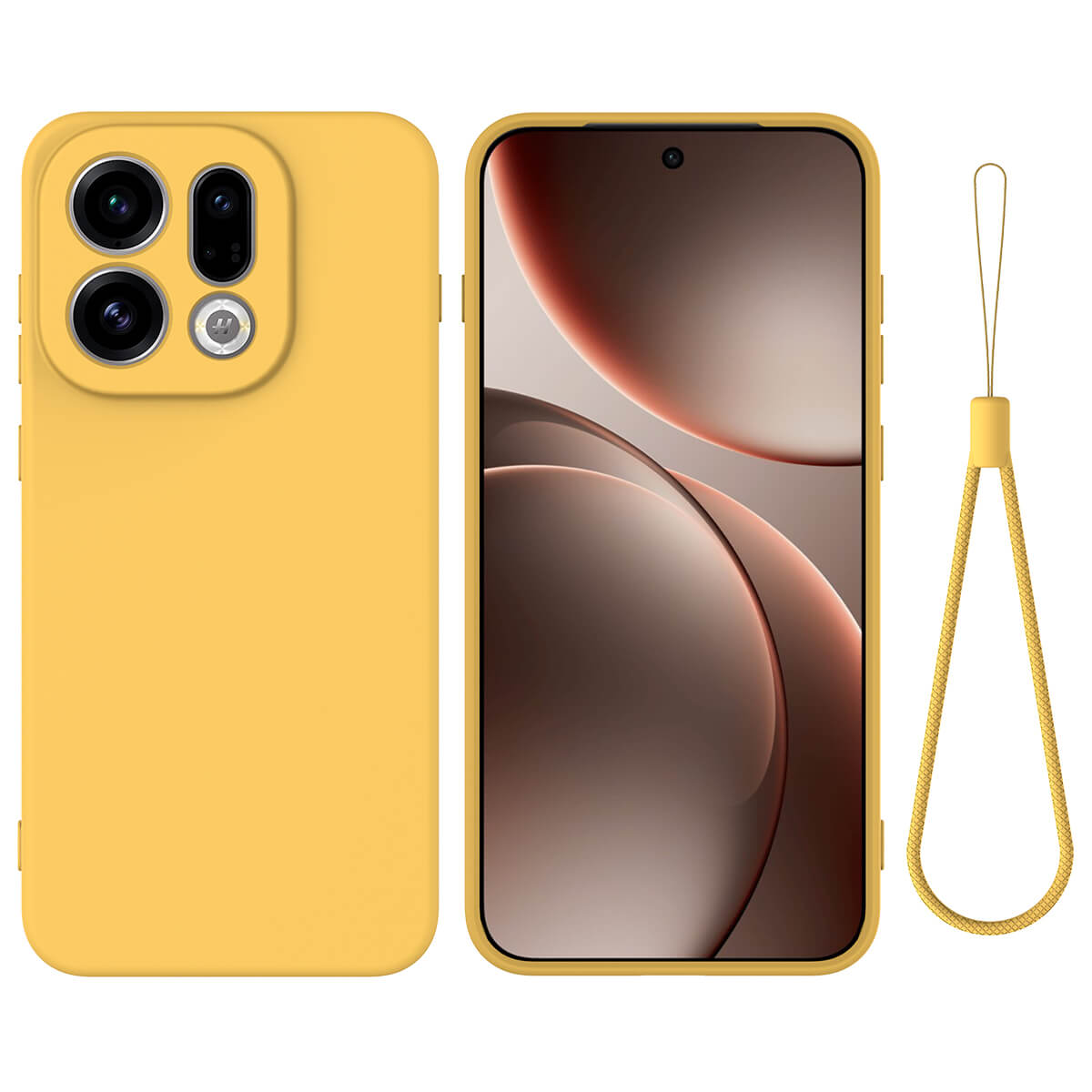 OPPO Find X9 - Coque en caoutchouc silicone