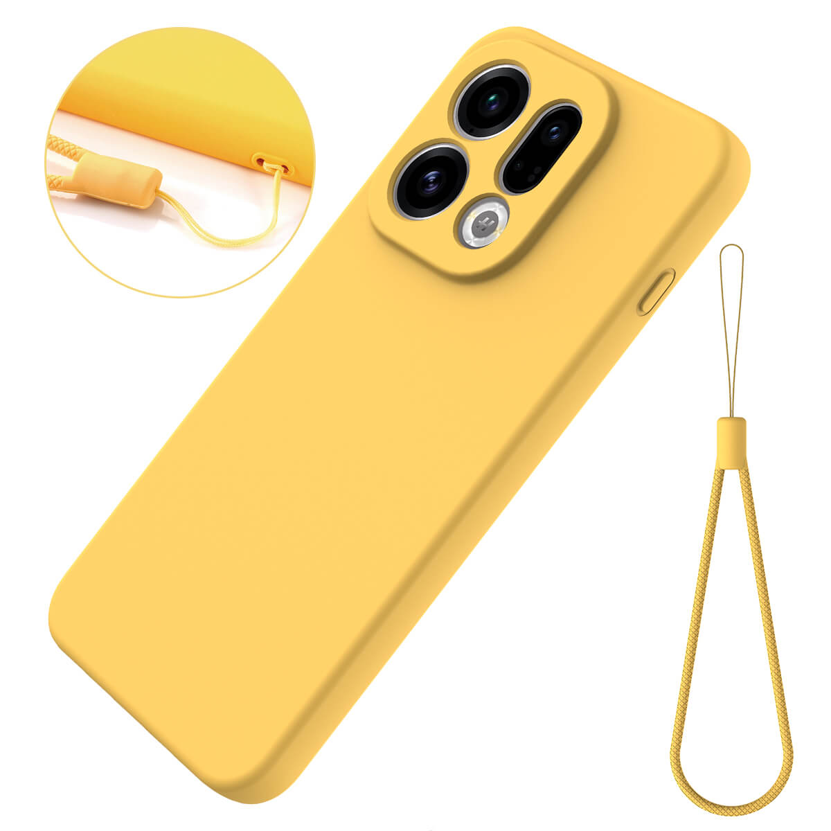 OPPO Find X9 - Coque en caoutchouc silicone