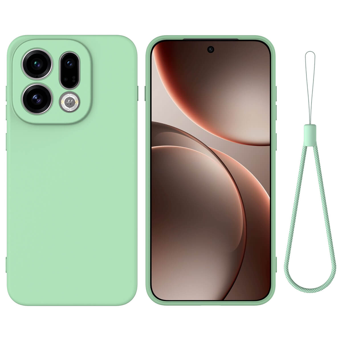 OPPO Find X9 - Coque en caoutchouc silicone
