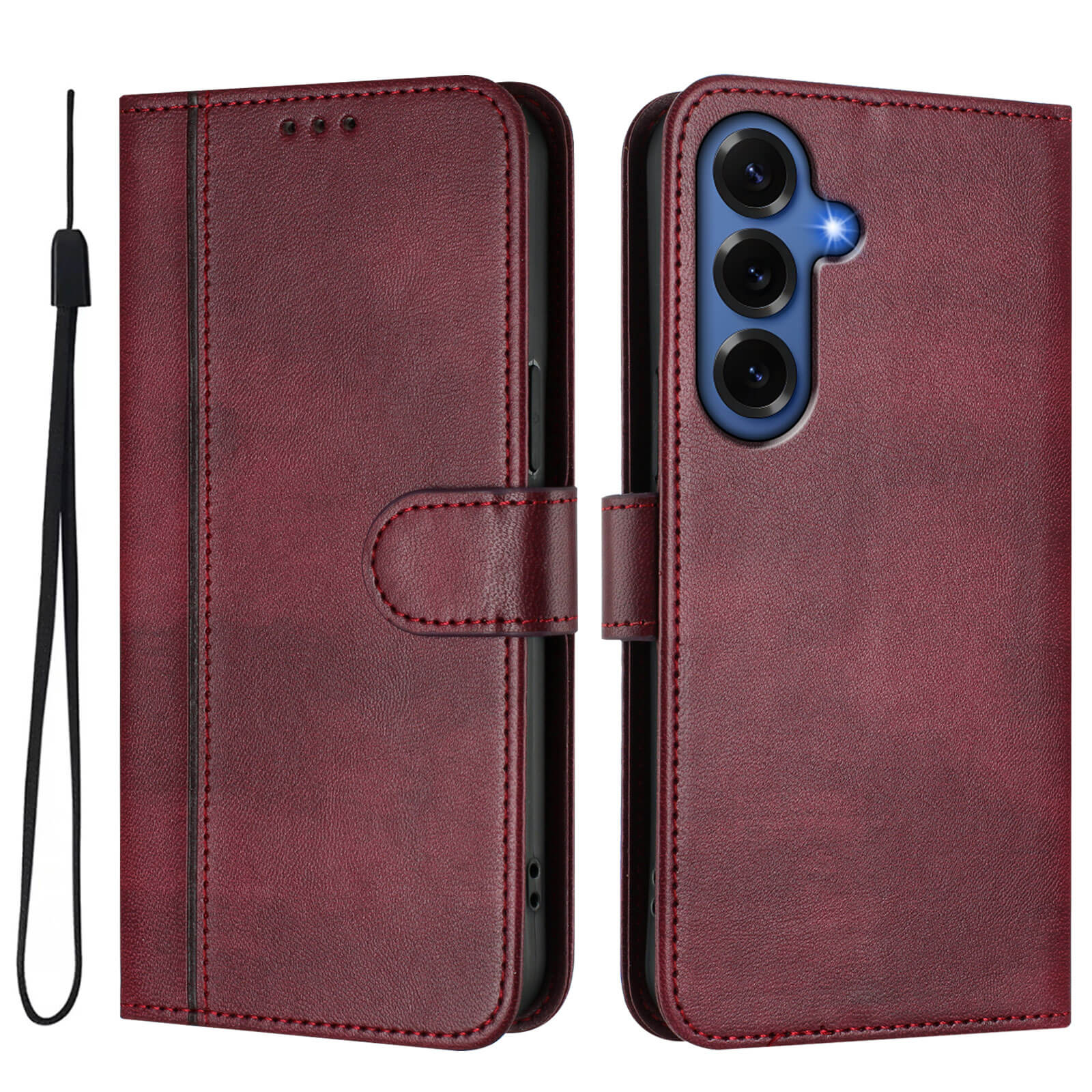 Galaxy S26+ Plus – Retro Look Etui im Vintage Design