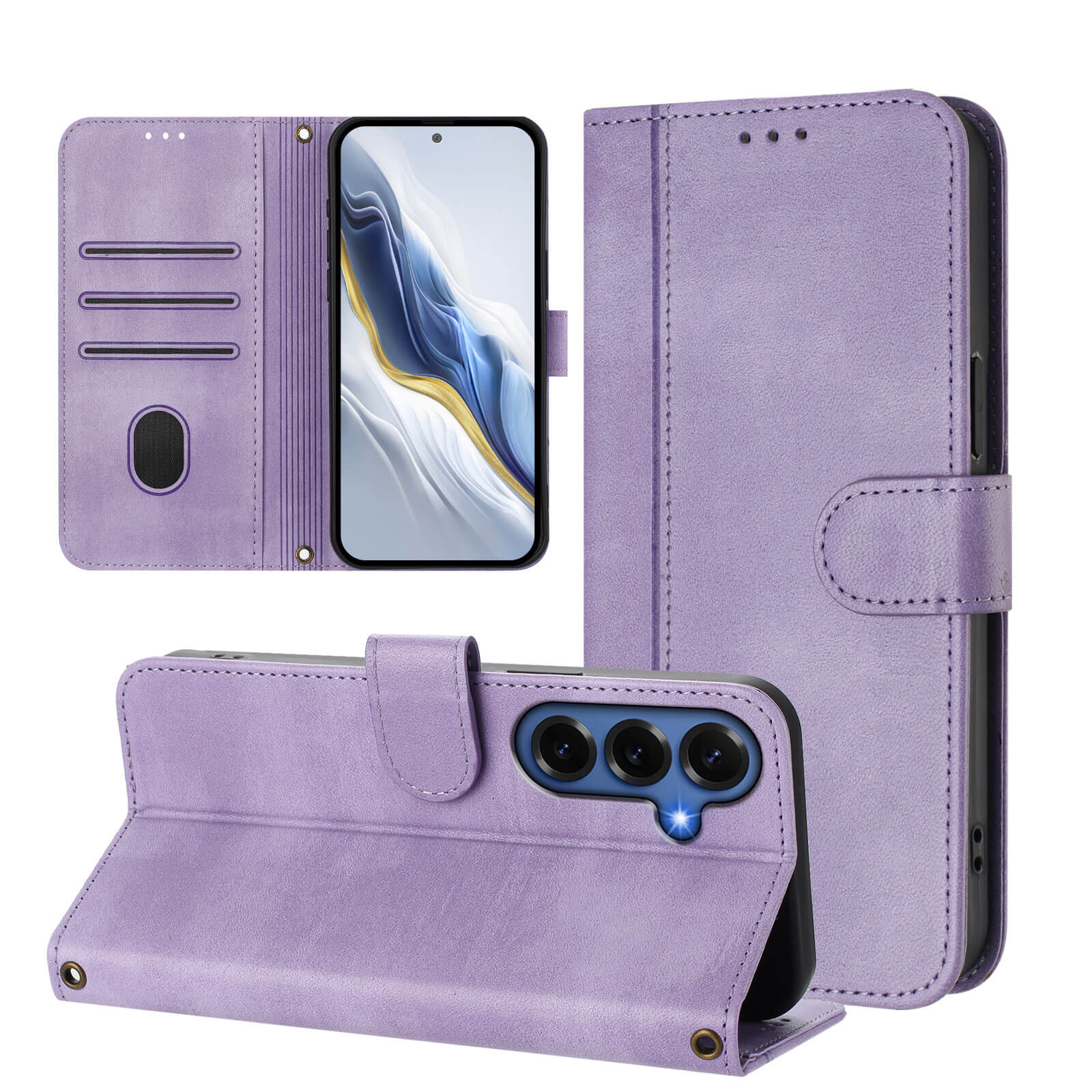 Galaxy S26+ Plus – Retro Look Etui im Vintage Design