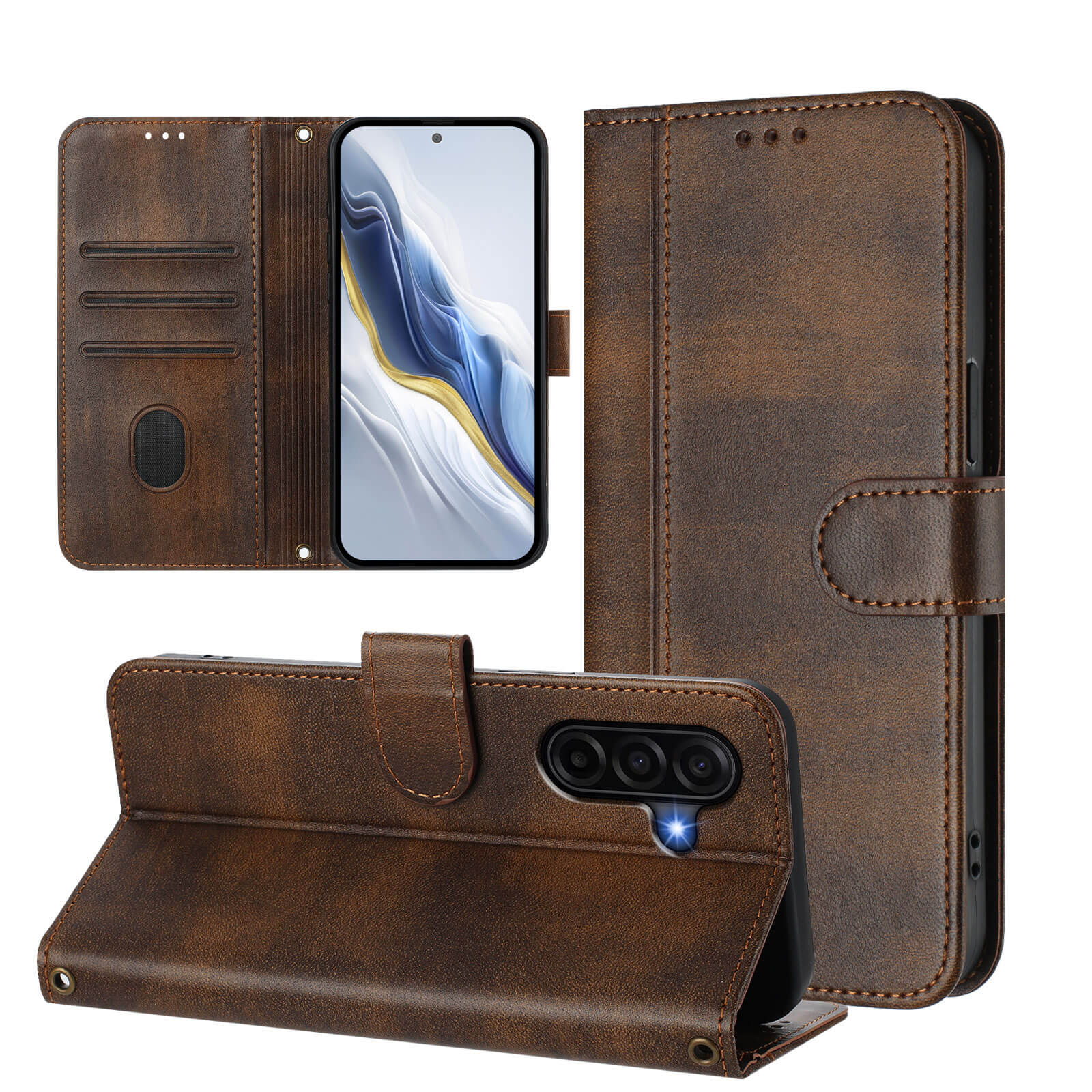 Galaxy A37 – Retro Look Etui im Vintage Design