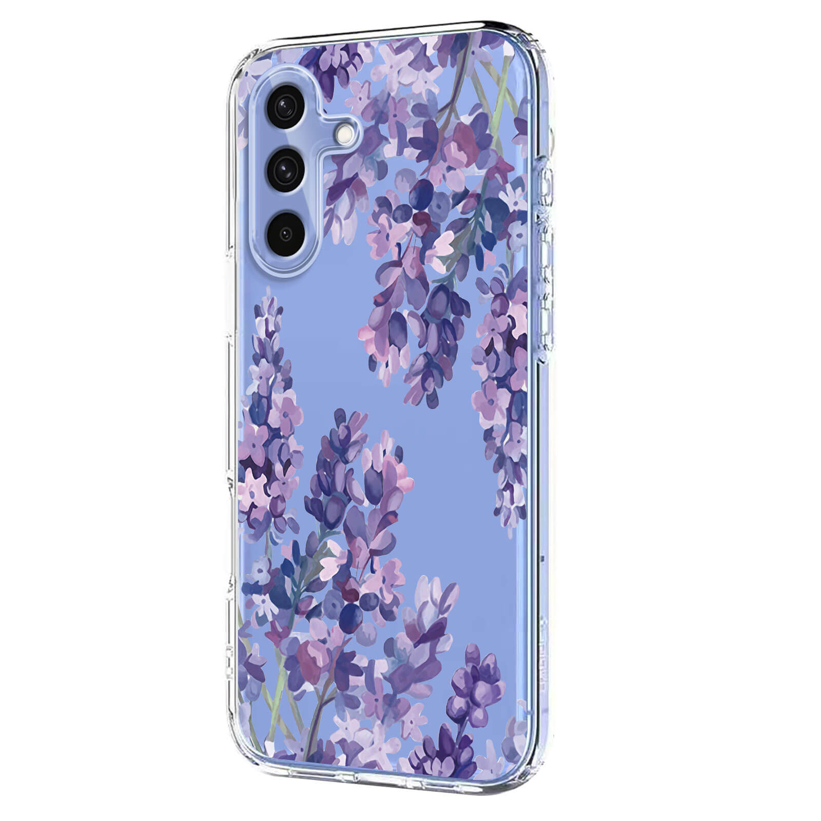 Galaxy A57 - Silikon Gummi Hülle Blumen
