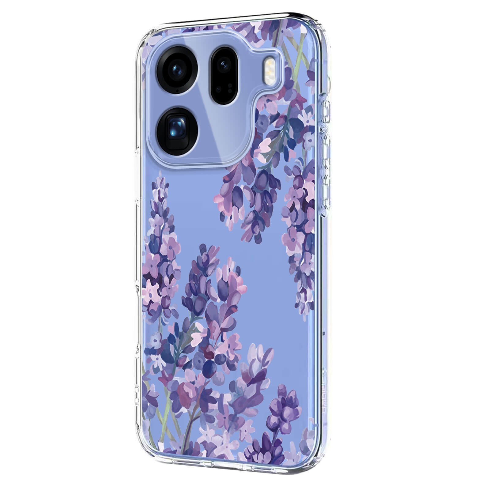 OPPO Find X9 Pro - Silicone Rubber Case Flowers