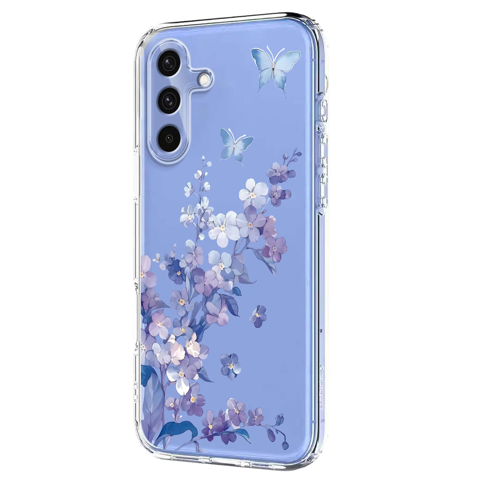 Galaxy A37 - Silikon Gummi Hülle Blumen