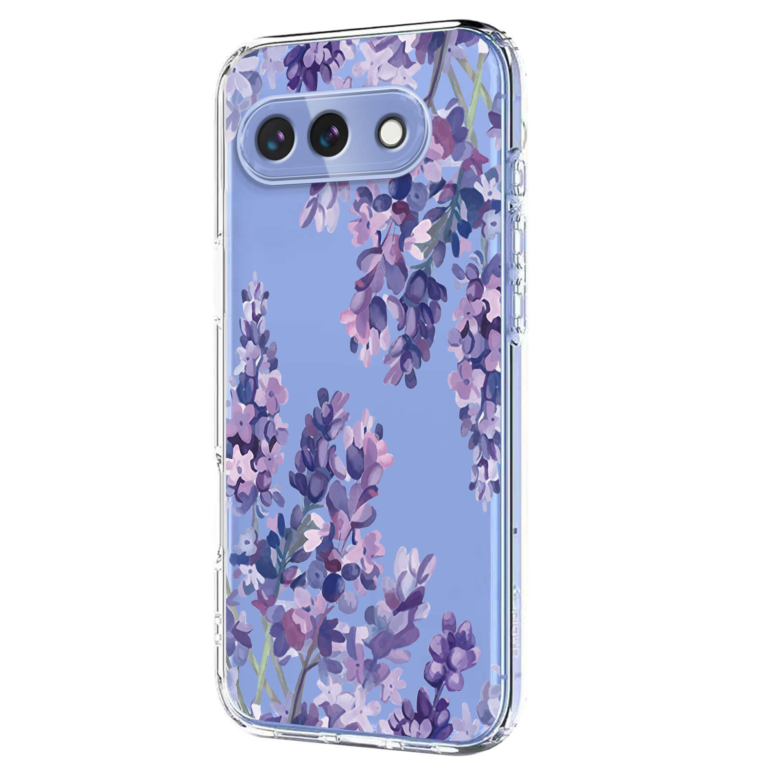Google Pixel 10a - Silikon Gummi Hülle Blumen