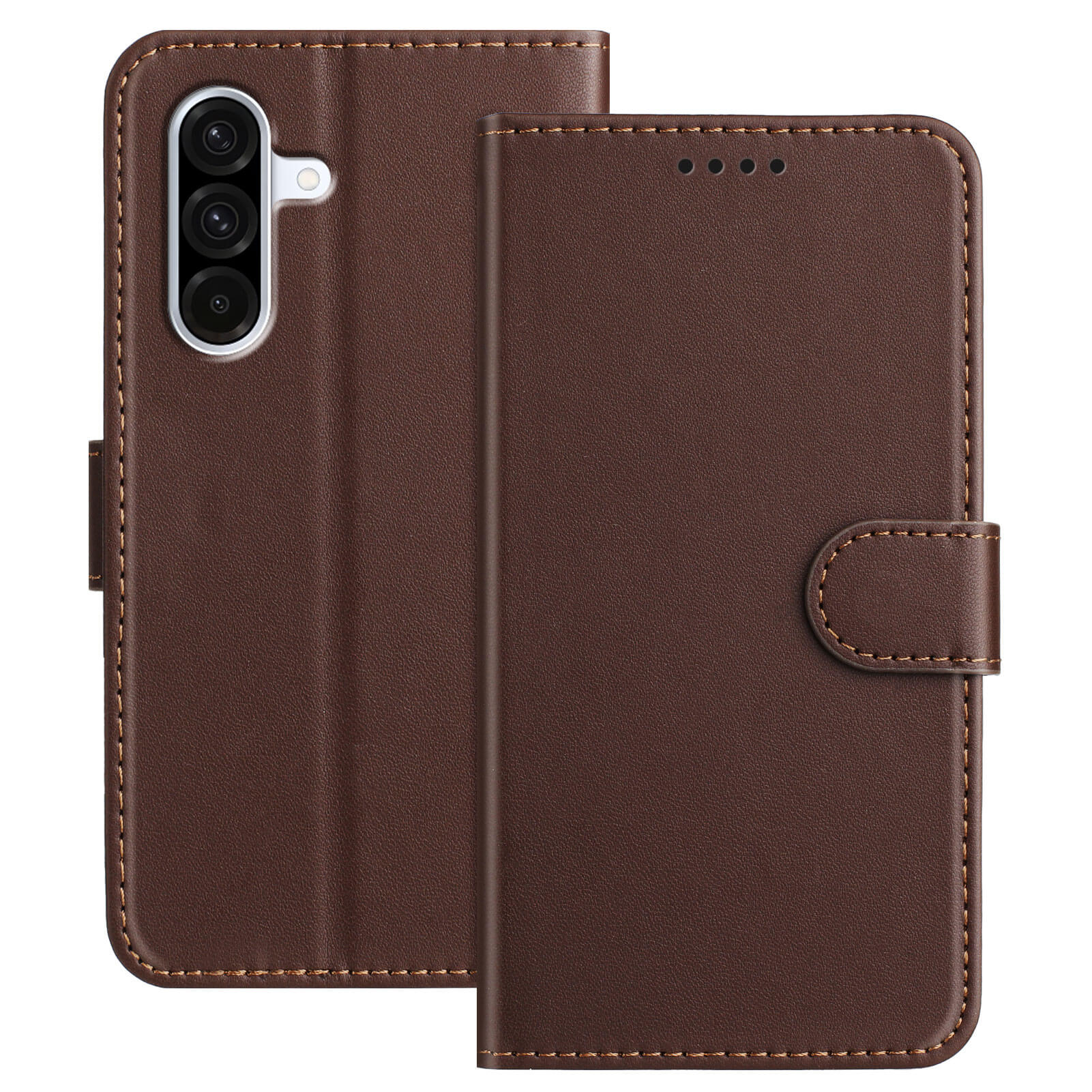 Galaxy A37 - Solide Leder Etui Hülle