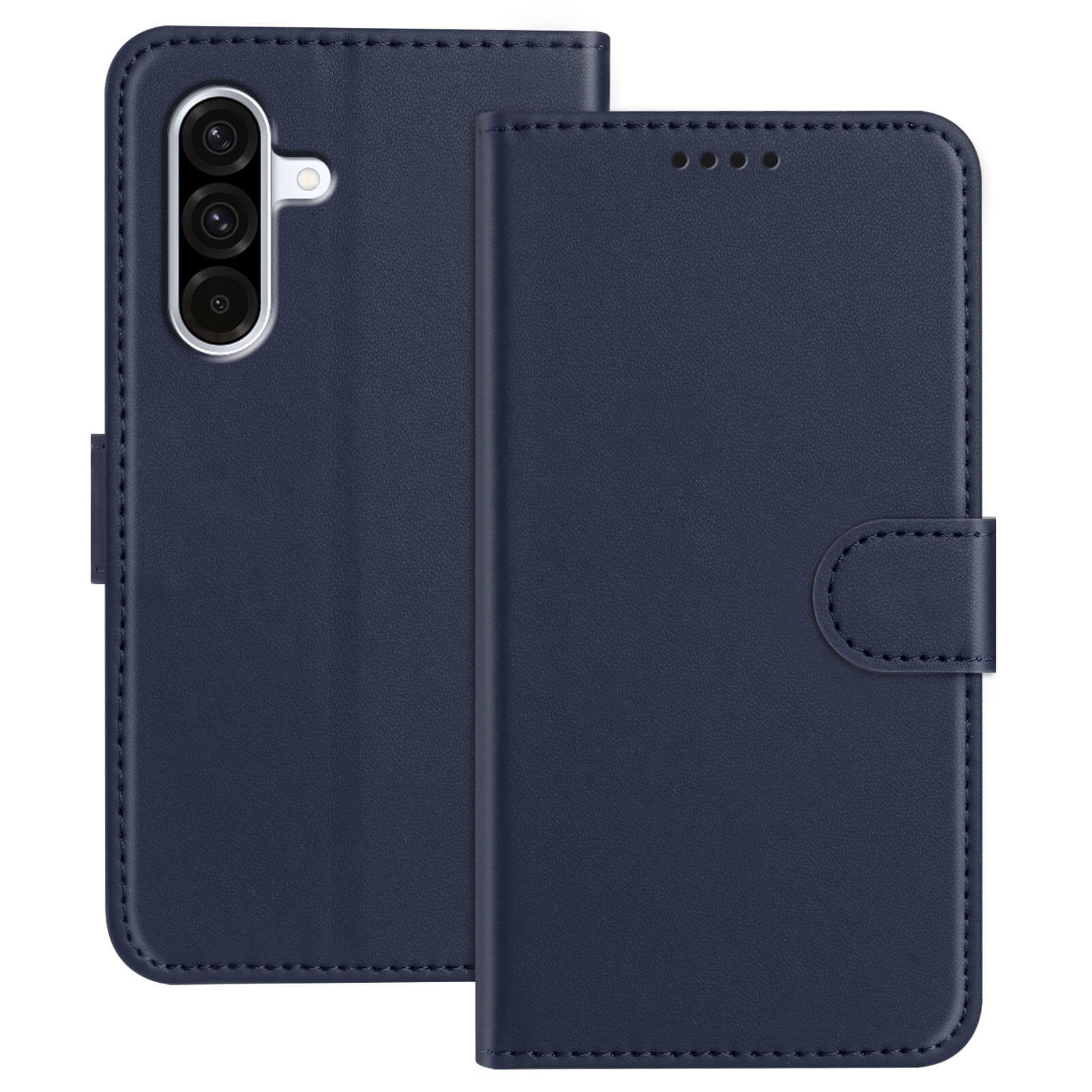 Galaxy A37 - Solide Leder Etui Hülle