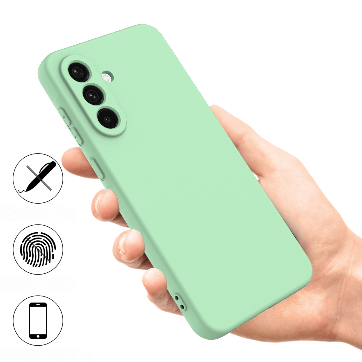 Galaxy S26+ Plus - Silikon Gummi Hülle mit Riemen