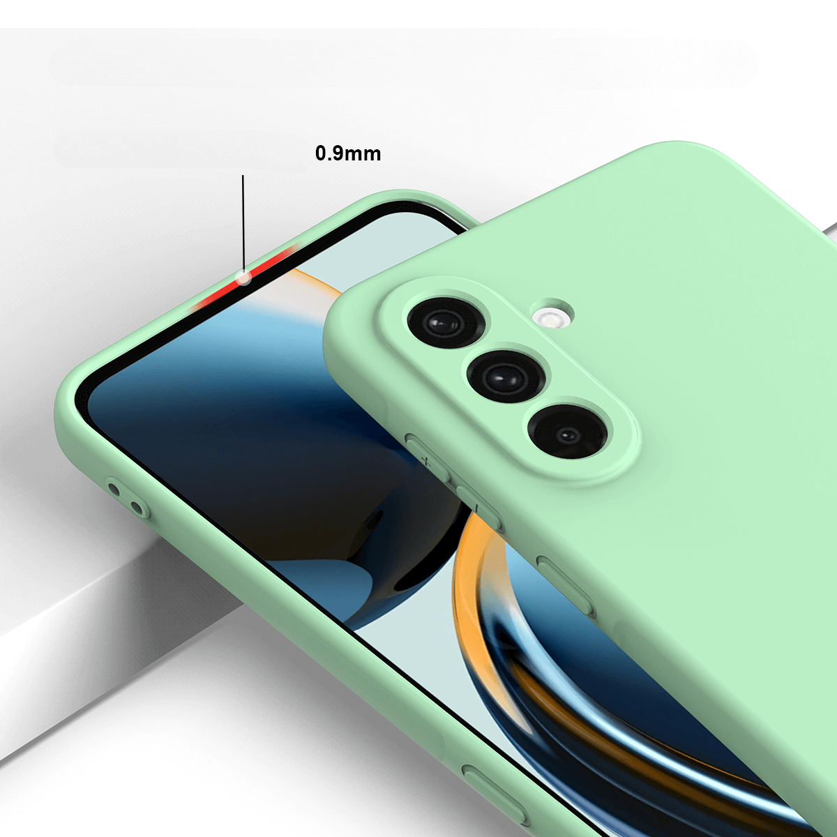 Galaxy S26+ Plus - Silikon Gummi Hülle mit Riemen