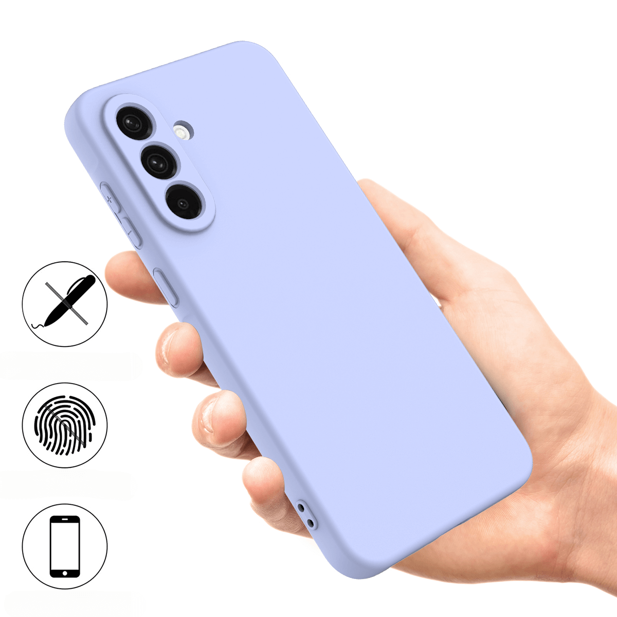 Galaxy S26+ Plus - Silikon Gummi Hülle mit Riemen