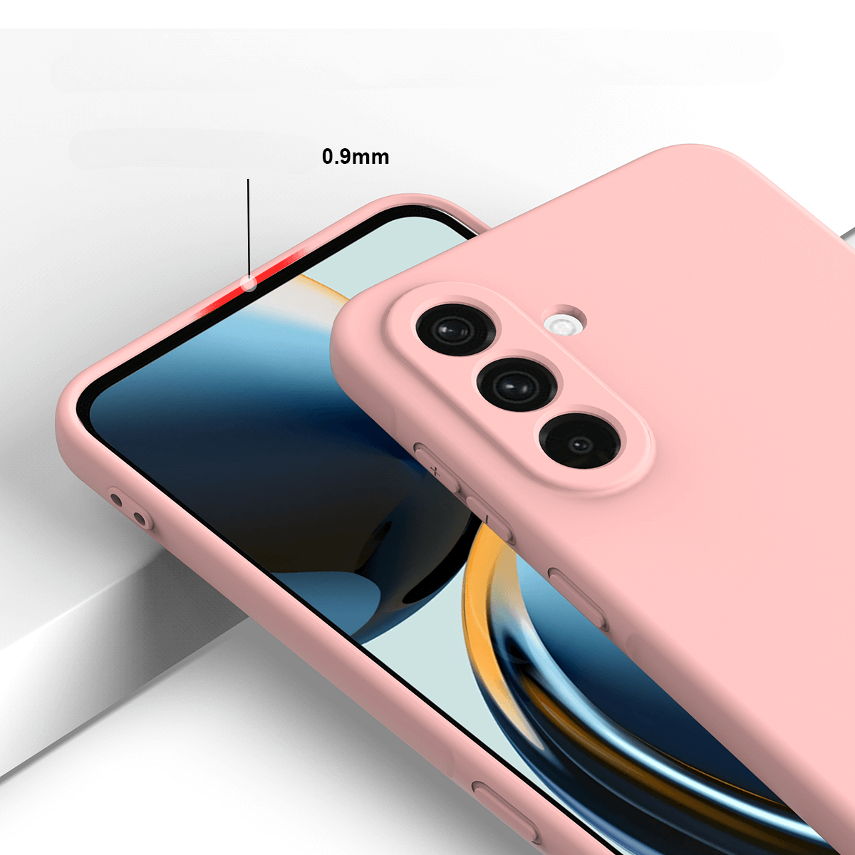 Galaxy S26 Silikon Gummi Hülle mit Riemen