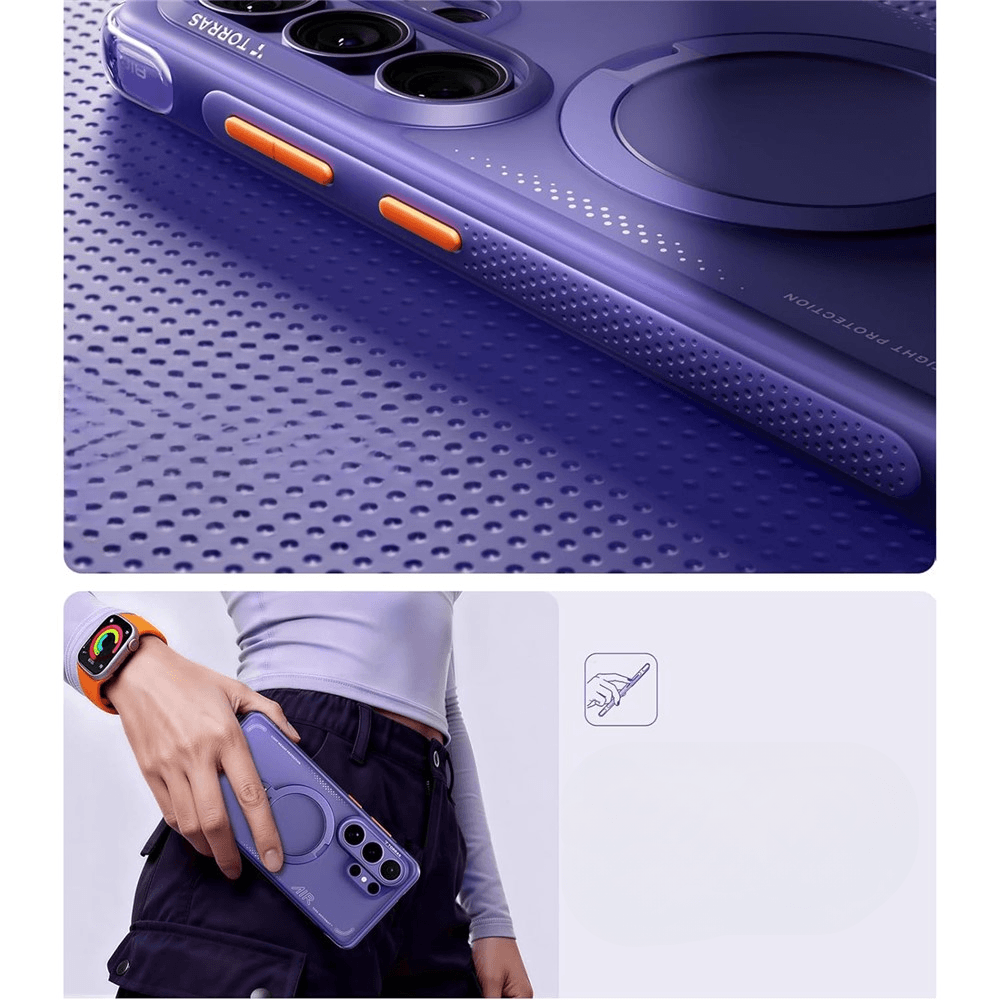 Samsung Galaxy S26 Ultra TORRAS Ostand Q3 Air MagSafe Hülle