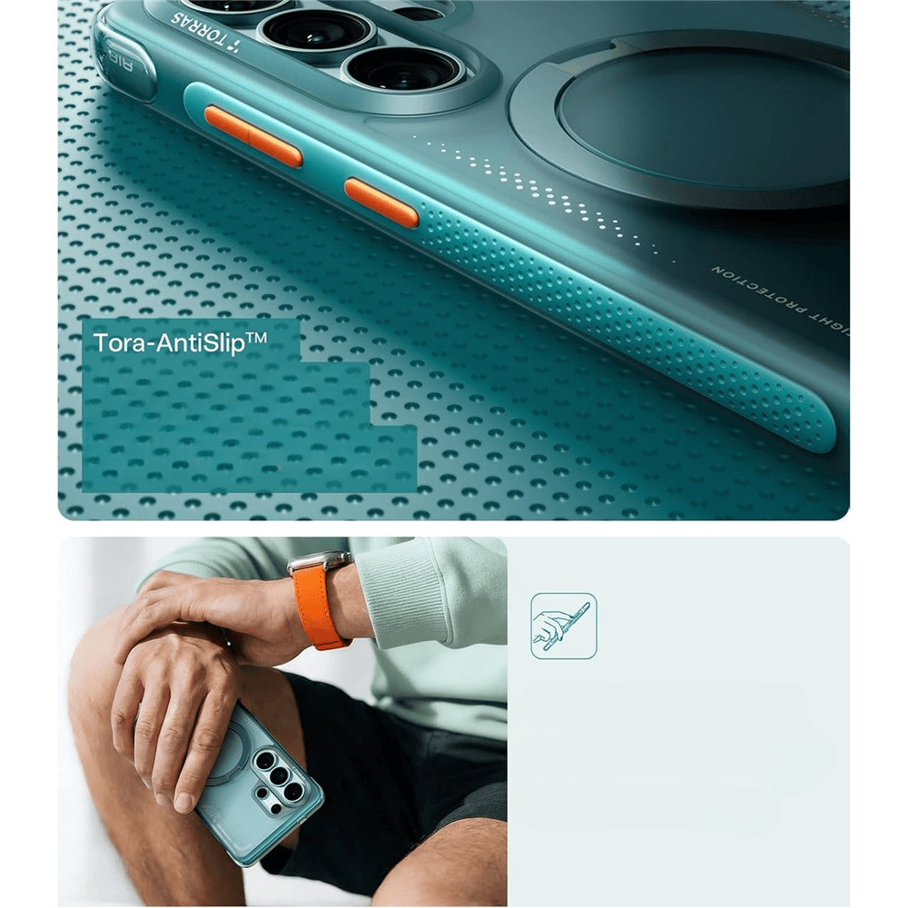 Samsung Galaxy S26 Ultra TORRAS Ostand Q3 Air MagSafe Hülle