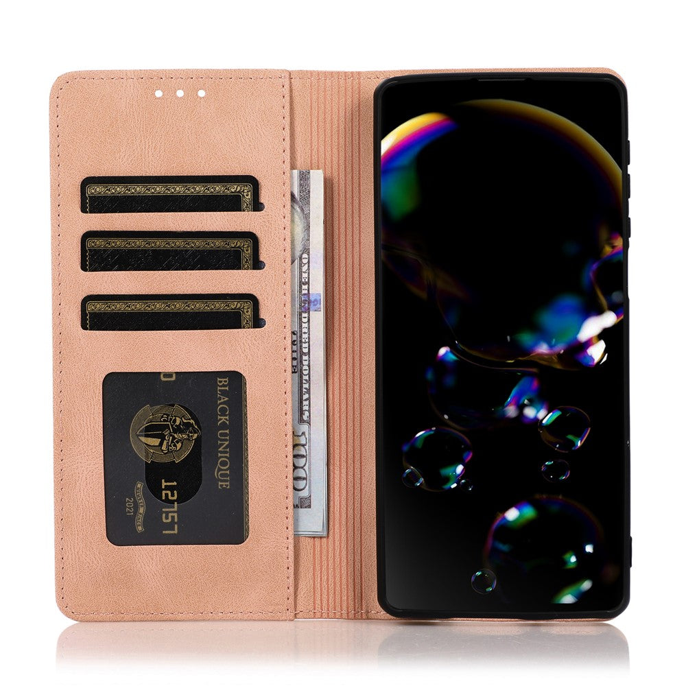 Galaxy S26 Ultra - Flip Case Hülle in Wildleder Optik