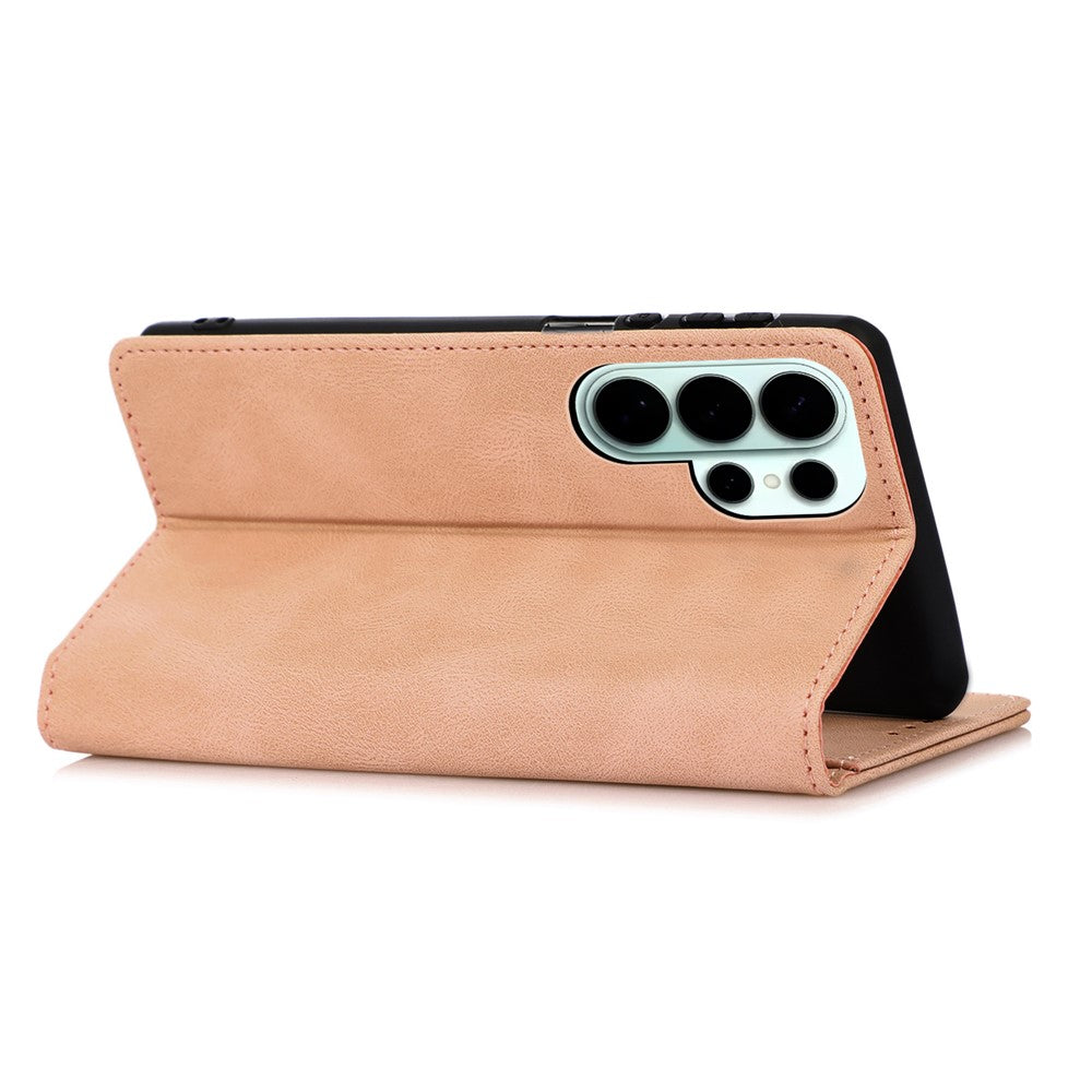Galaxy S26 Ultra - Flip Case Hülle in Wildleder Optik