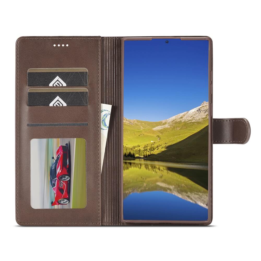 Galaxy S26 Ultra - LC.IMEEKE Custodia in pelle