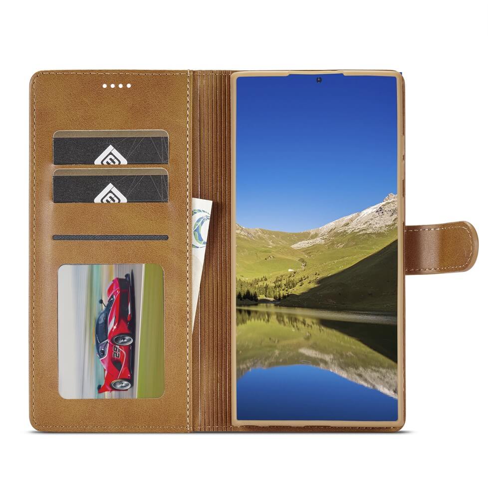 Galaxy S26 Ultra - LC.IMEEKE Custodia in pelle