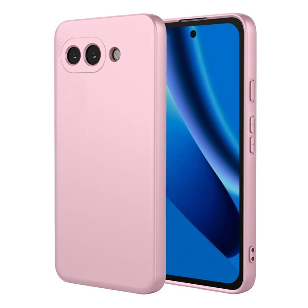 Google Pixel 10a - Silikon Gummi Hülle in Unifarbe