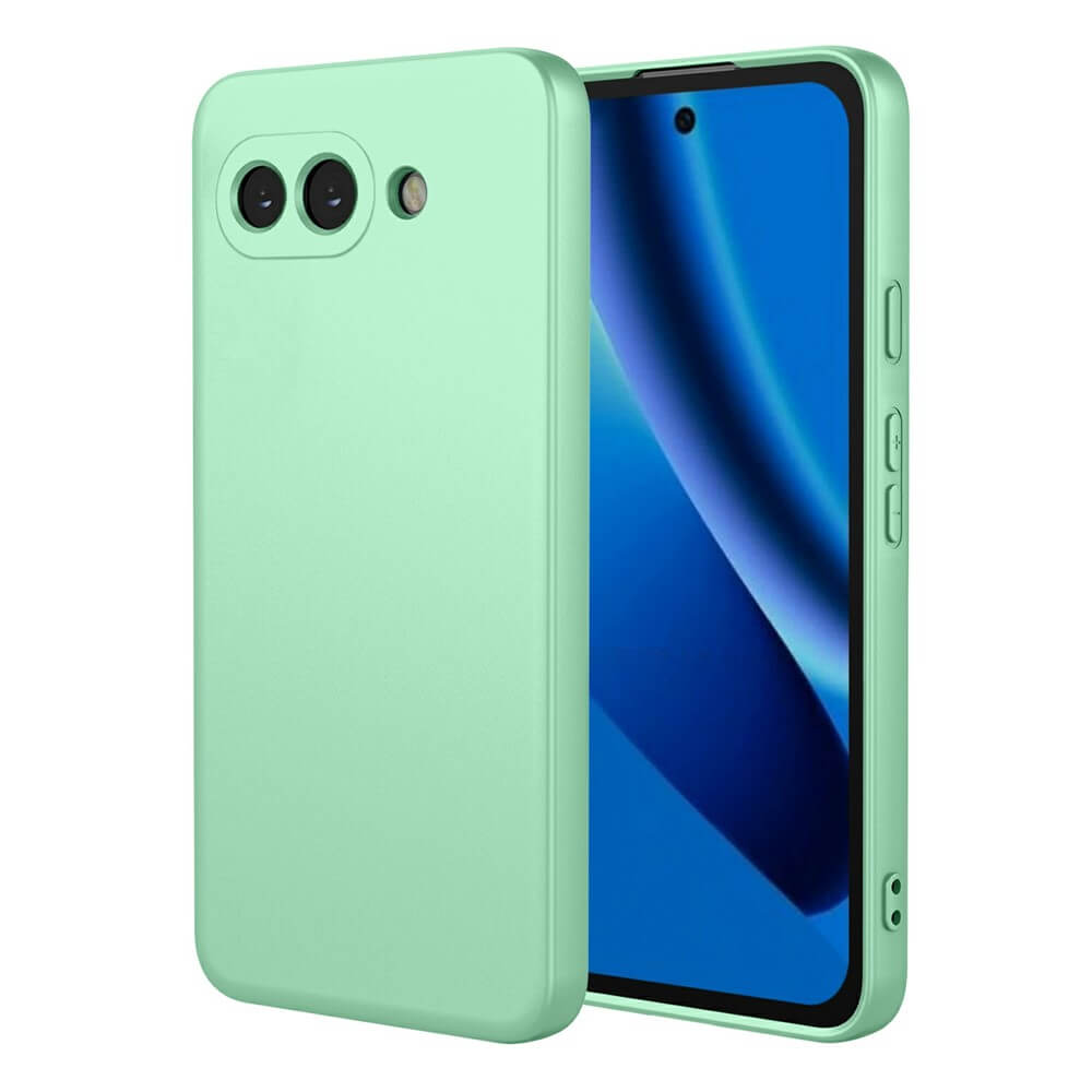 Google Pixel 10a - Silikon Gummi Hülle in Unifarbe