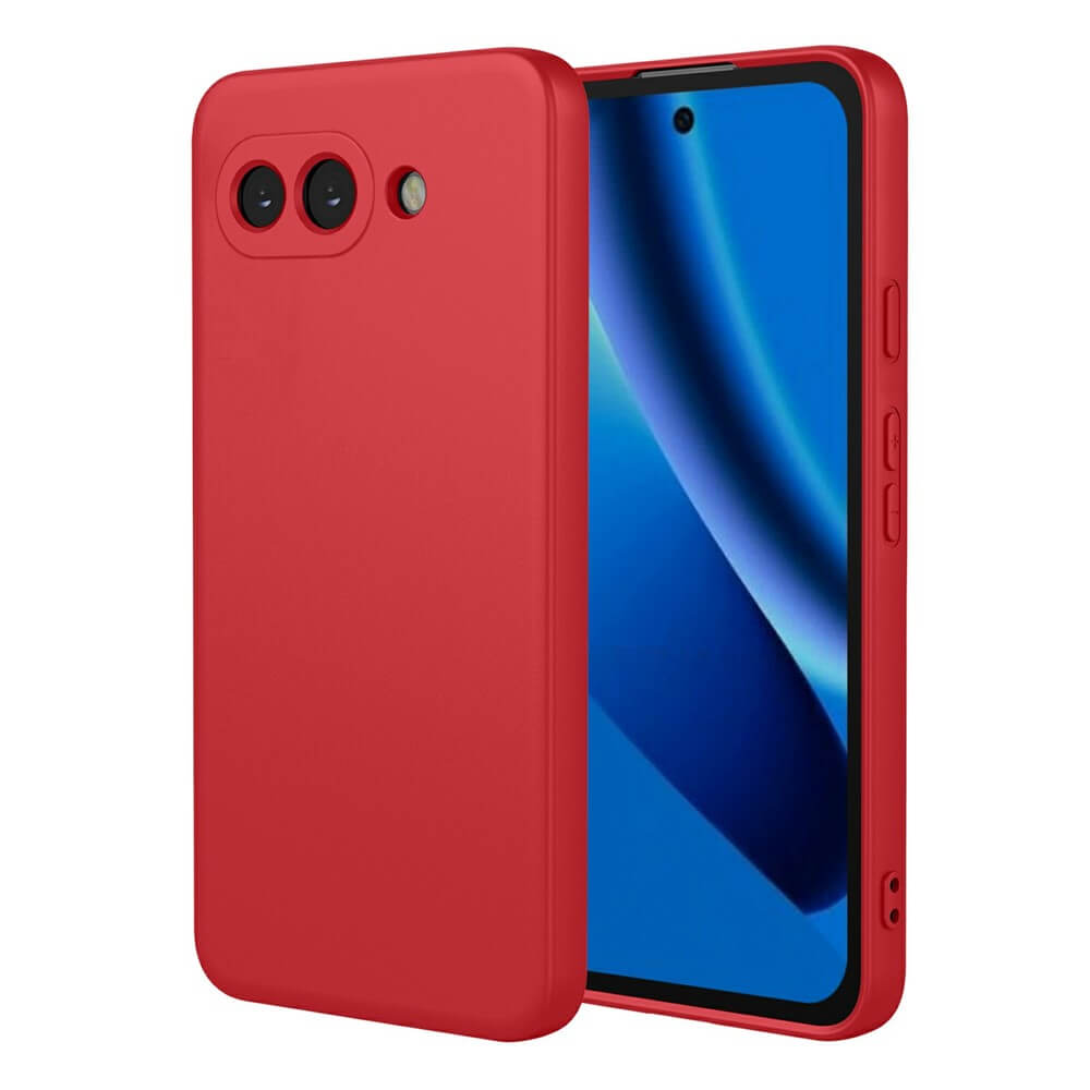 Google Pixel 10a - Silikon Gummi Hülle in Unifarbe
