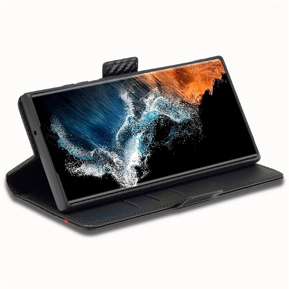 Galaxy S26 Ultra - LC.IMEEKE Custodia Carbon Fiber