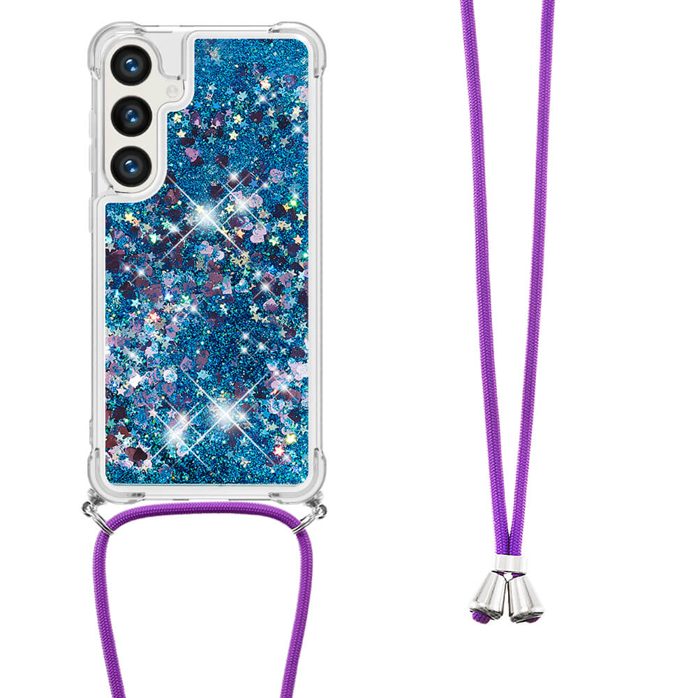 Galaxy S26+ Plus - Custodia glitterata con cordino