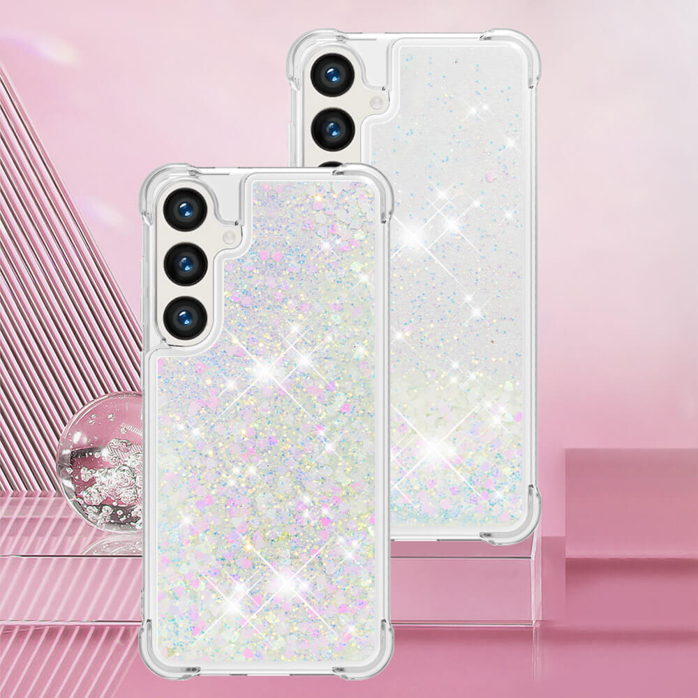 Galaxy S26+ Plus - Custodia glitterata con cordino