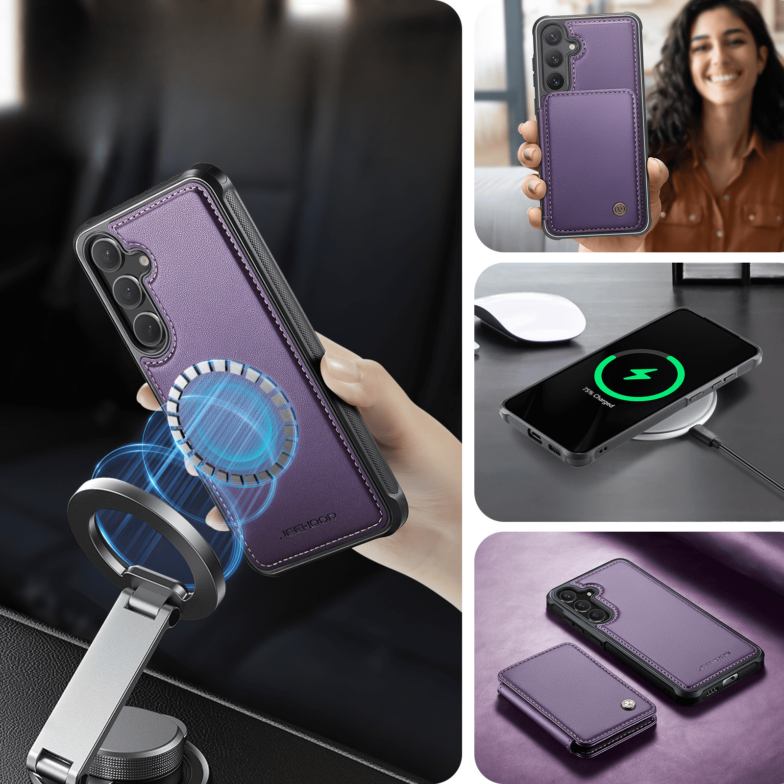 Galaxy S26+ Plus - 2-in-1 Backcover mit Kreditkarten-Etui